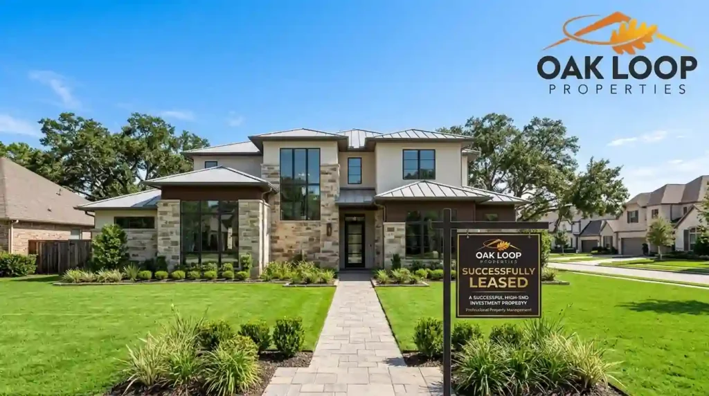 A successful real estate investment property in Pearland, Texas, managed by Oak Loop Properties.