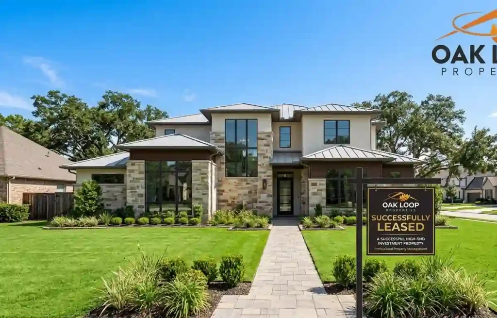 A successful real estate investment property in Pearland, Texas, managed by Oak Loop Properties.